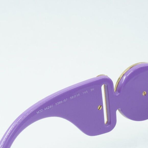 💯 NEW VERSACE  VE4424U 536687 LILAC DARK GREY SUNGLASSES - Picture 6 of 11